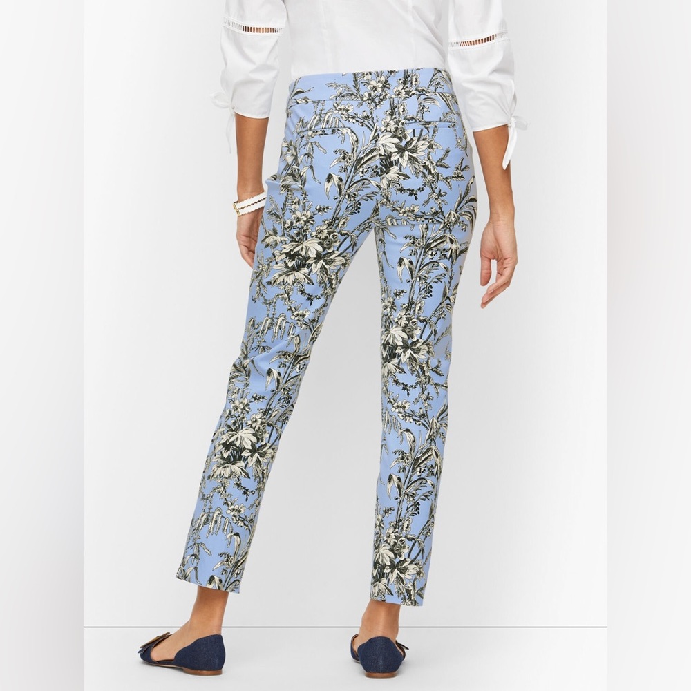 EUC Talbots Chatham Ankle Pants – Etched Toile – Size 10 - Picture 2 of 10